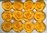 Konservierte Rosenköpfe, 12 Stück, gelb